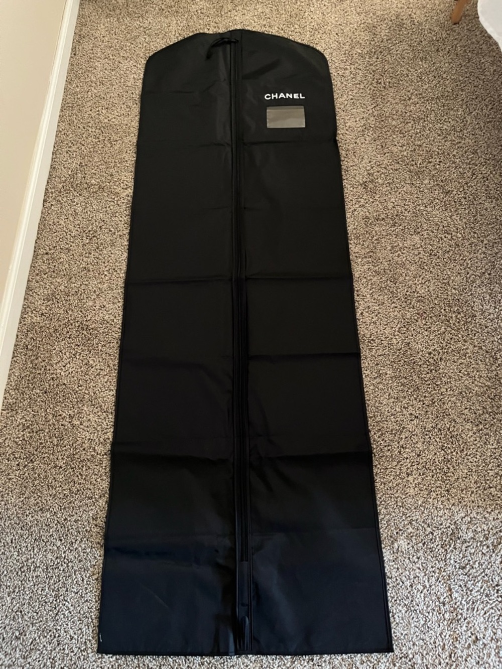 CHANEL Black Garment Cover with ID Window - Picture 3 of 3